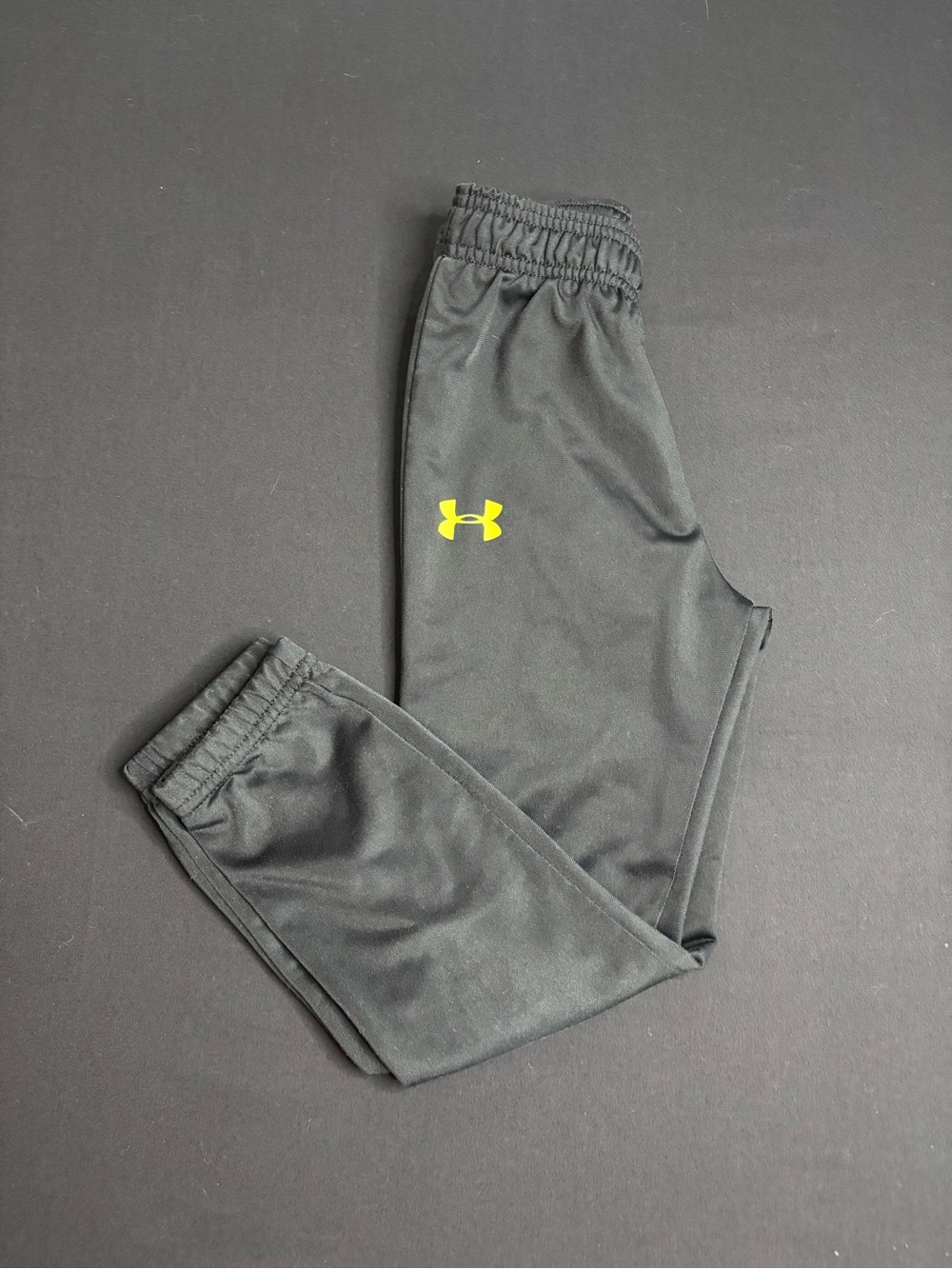 Under Armour Black Joggers with Neon Yellow Logo